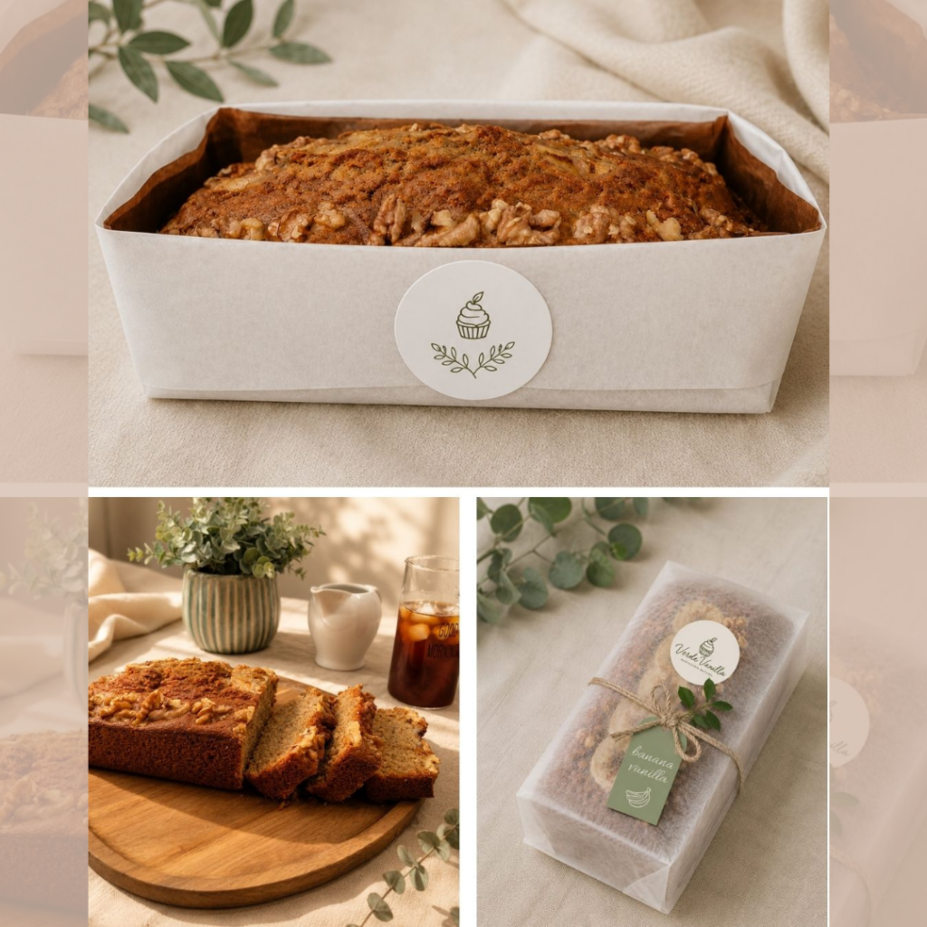 Loaf cake de plátano