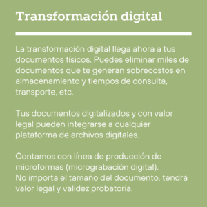 Transformación digital