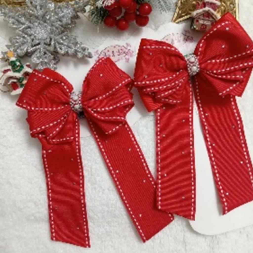 Lazos grandes navideños